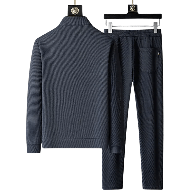 Barnaby – Men's Tracksuit Made from Cotton Blend - Sets for Men - Grey - Jones & Smith