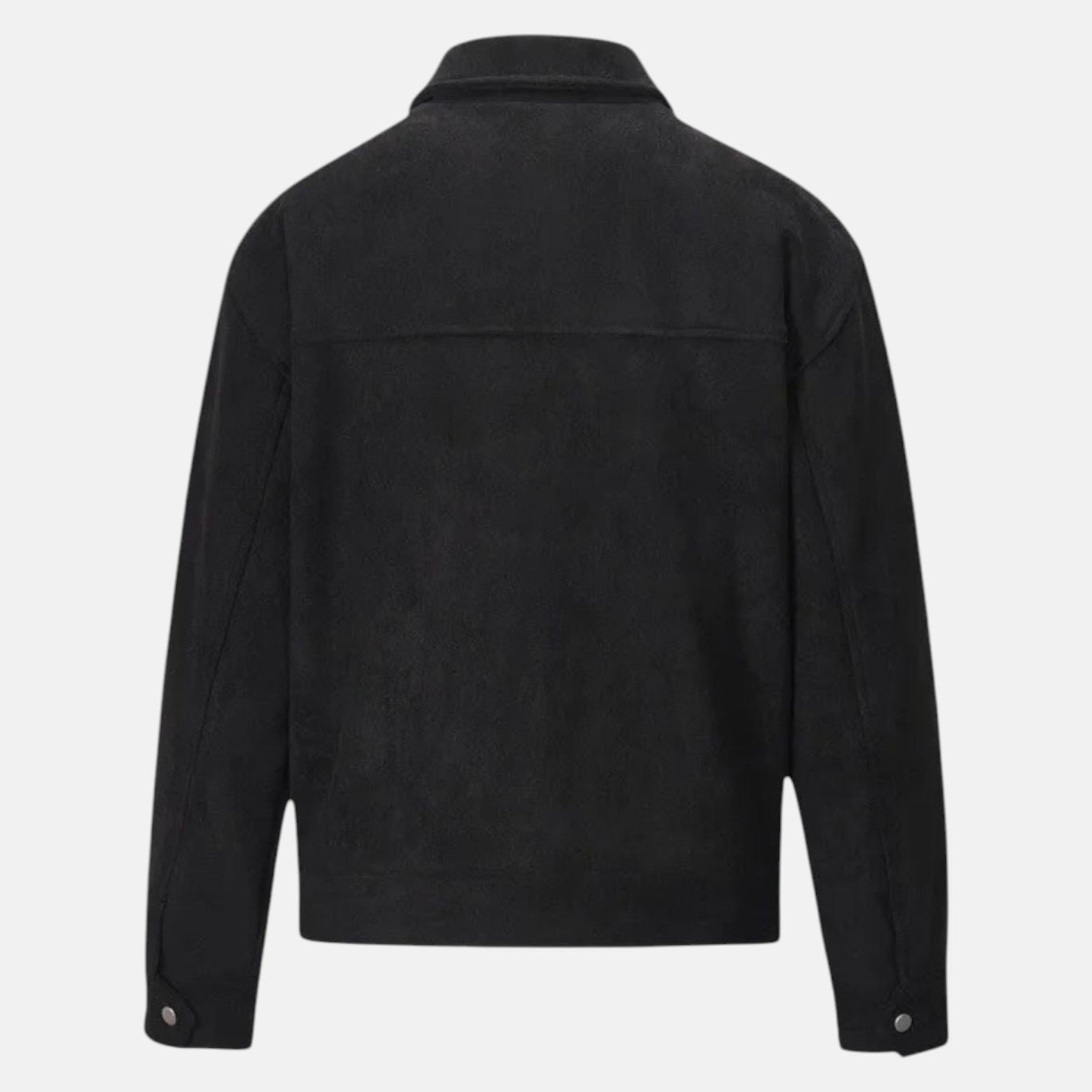 Elian – Men's Cotton Blouson Jacket - Bomber Jacket - Black - Jones & Smith