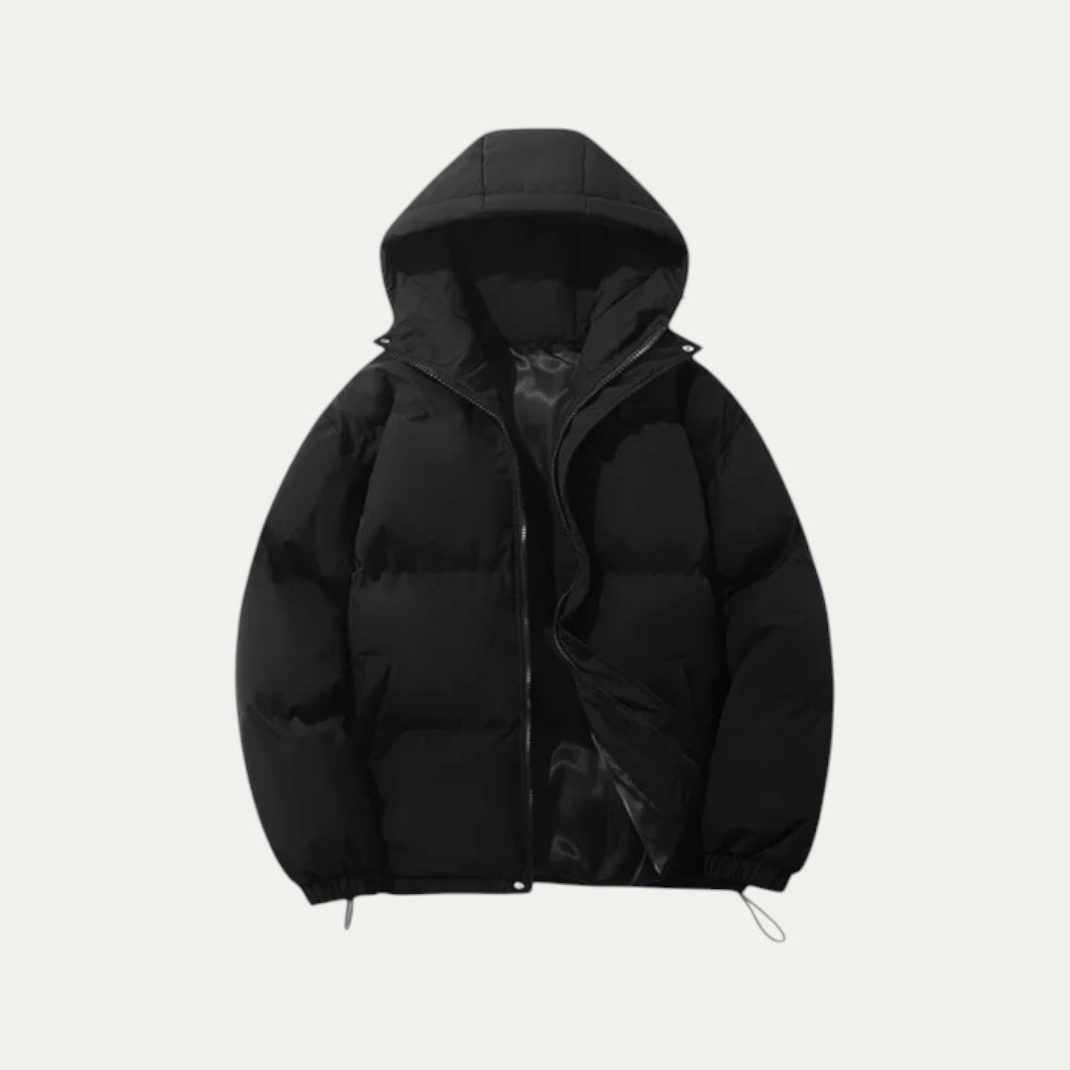 Gregor - Unisex down quilted jacket with hood and thermal insulation