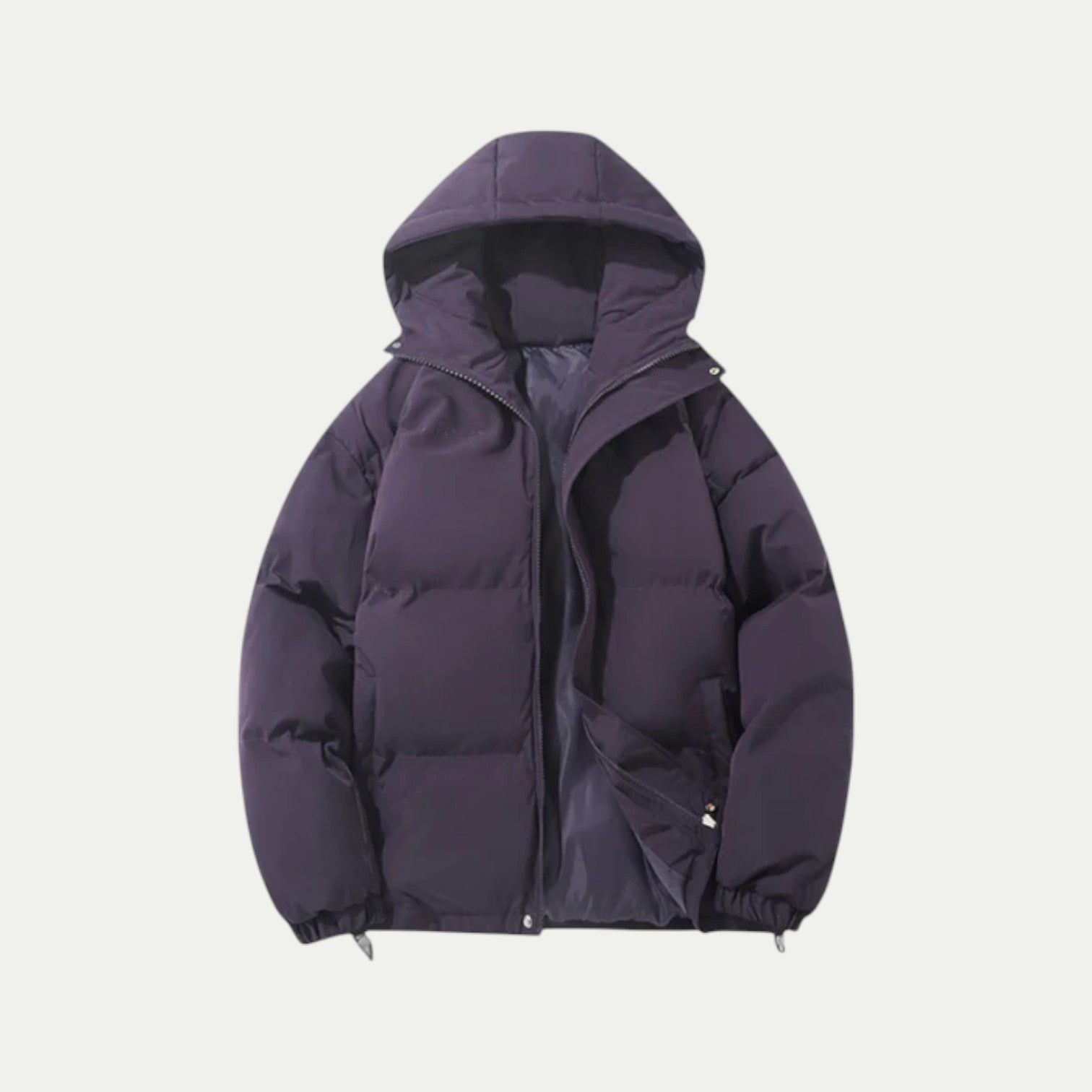 Gregor - Unisex down quilted jacket with hood and thermal insulation