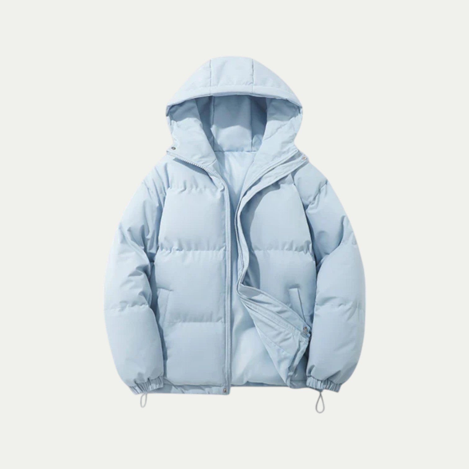 Gregor - Unisex down quilted jacket with hood and thermal insulation