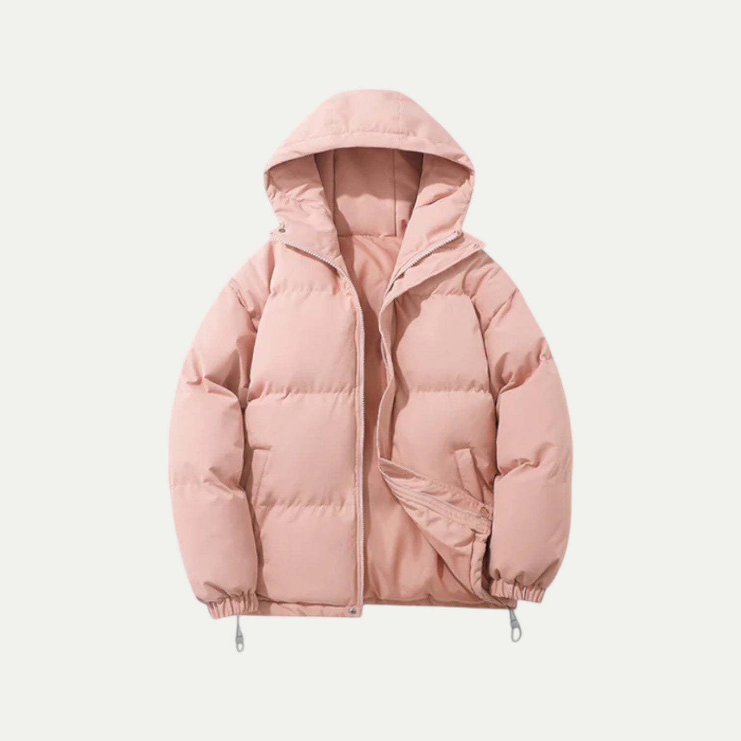 Gregor - Unisex down quilted jacket with hood and thermal insulation