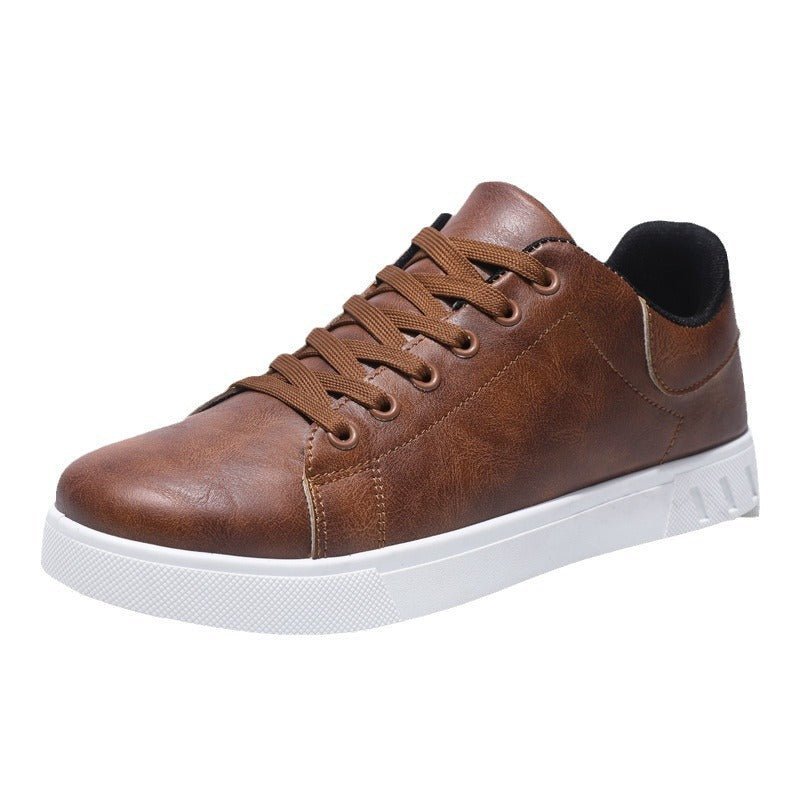Jonas – Minimalist Casual Low - Top Trainers - Shoes - Brown - Jones & Smith
