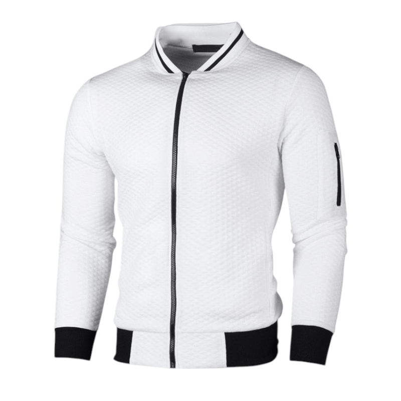 Jonas – Slim Fit Zip - Up Sweater - Sweater - Jones & Smith