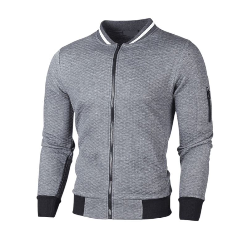 Jonas – Slim Fit Zip - Up Sweater - Sweater - Jones & Smith