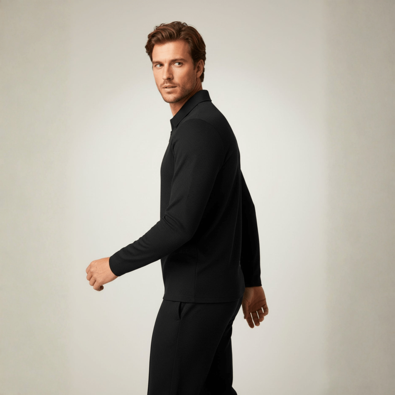 Kairo – Men's Cotton Tracksuit - Sets for Men - Black - Jones & Smith