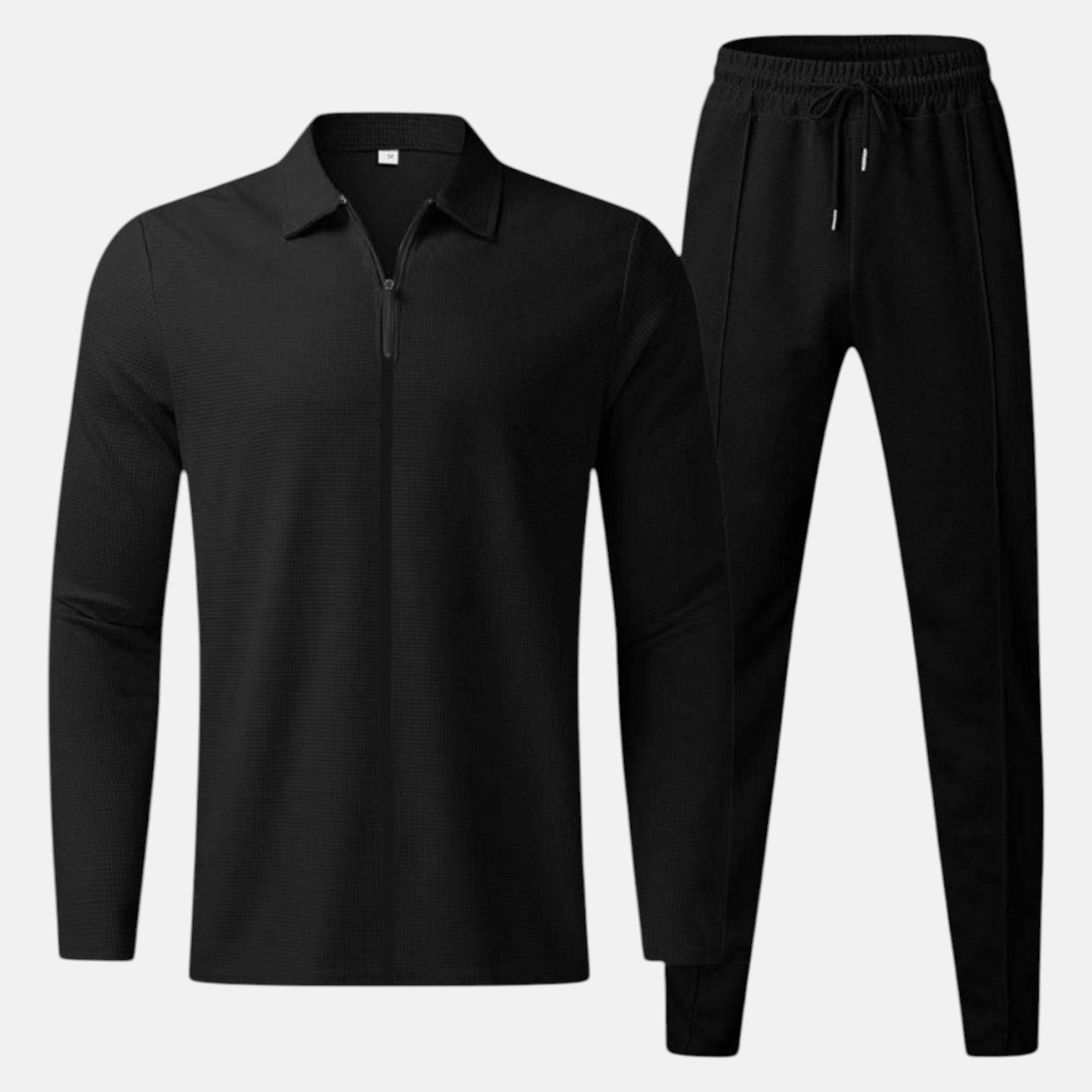 Kairo – Men's Cotton Tracksuit - Sets for Men - Black - Jones & Smith