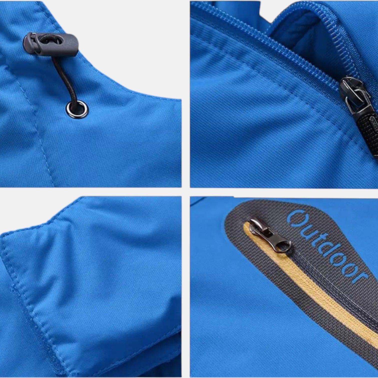 Kilian – Men's Waterproof Winter Jacket Outdoor - Winter Jacket - Blue - Jones & Smith