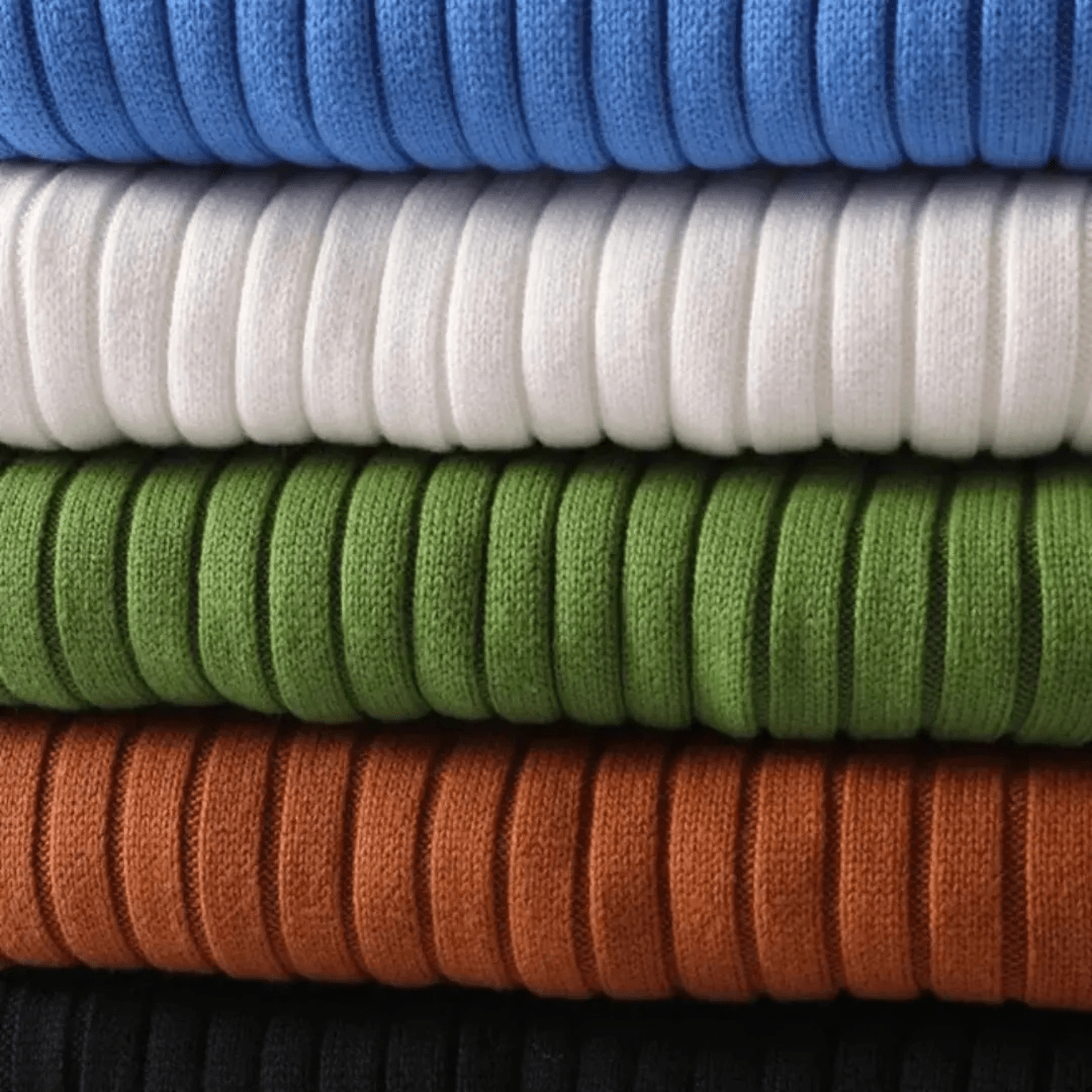 Lennart – Men's Cotton Roll Neck Jumper - Sweater - Brown - Jones & Smith