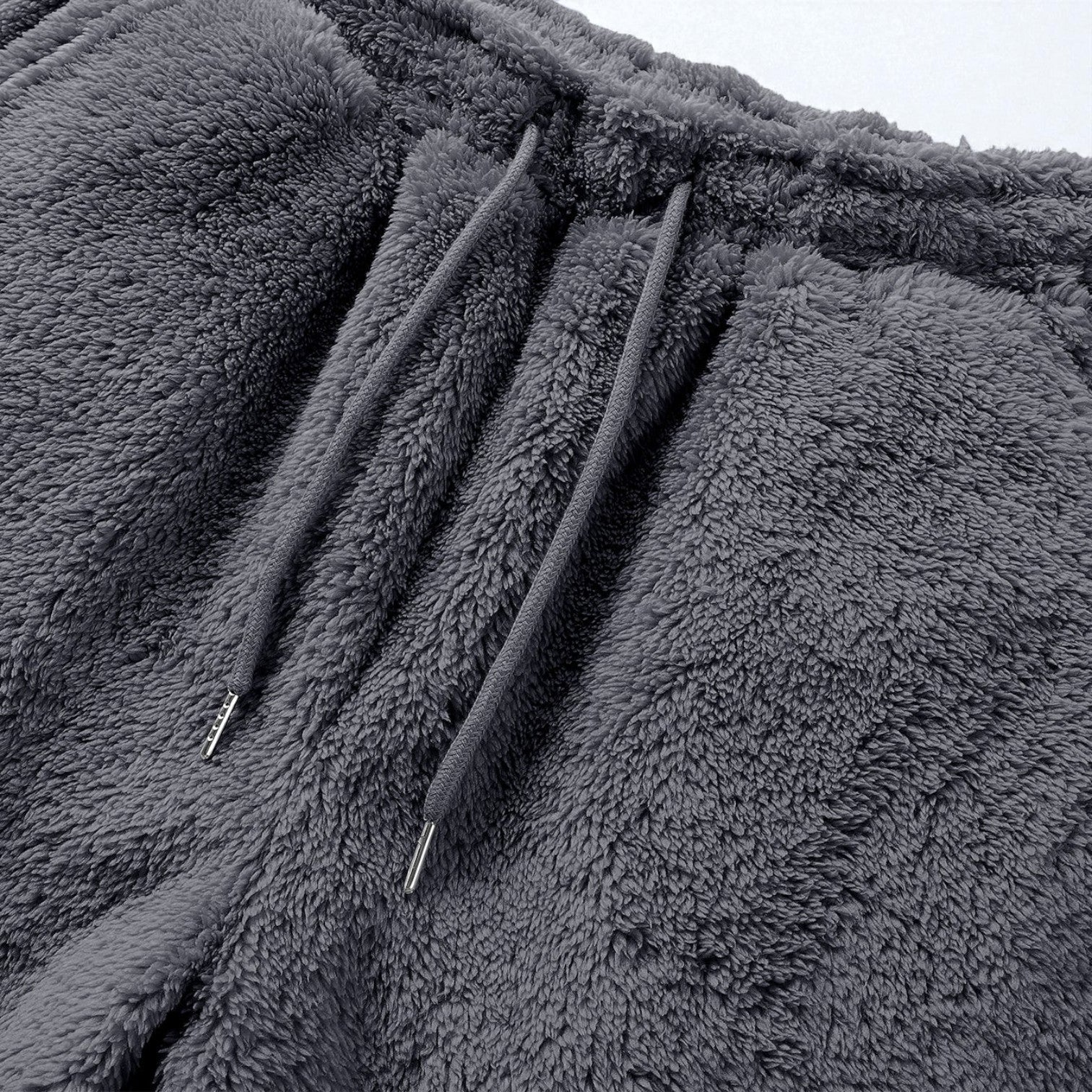 Leon - Men's Fleece Jogging Suit Two - Piece with Hoodie & Trousers - 2 - Piece Sets - Grey - Jones & Smith