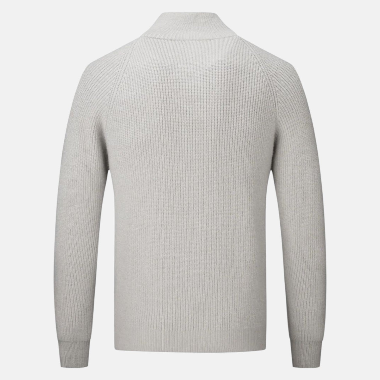 Levi – Men's Cotton Cardigan - Cardigans - Grey - Jones & Smith