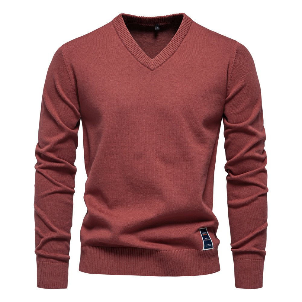 Lukas – Classic V - Neck Sweater - Sweaters - Jones & Smith