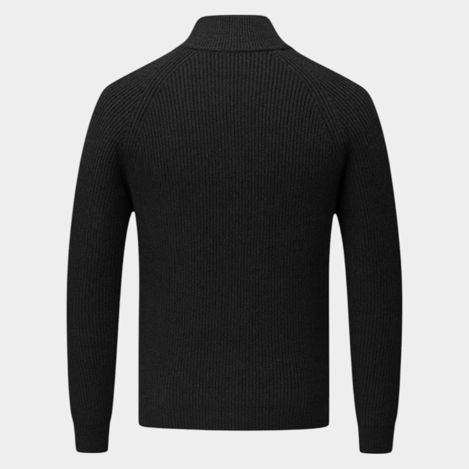 Niko – Men's Cotton Cardigan - Cardigans - Black - Jones & Smith