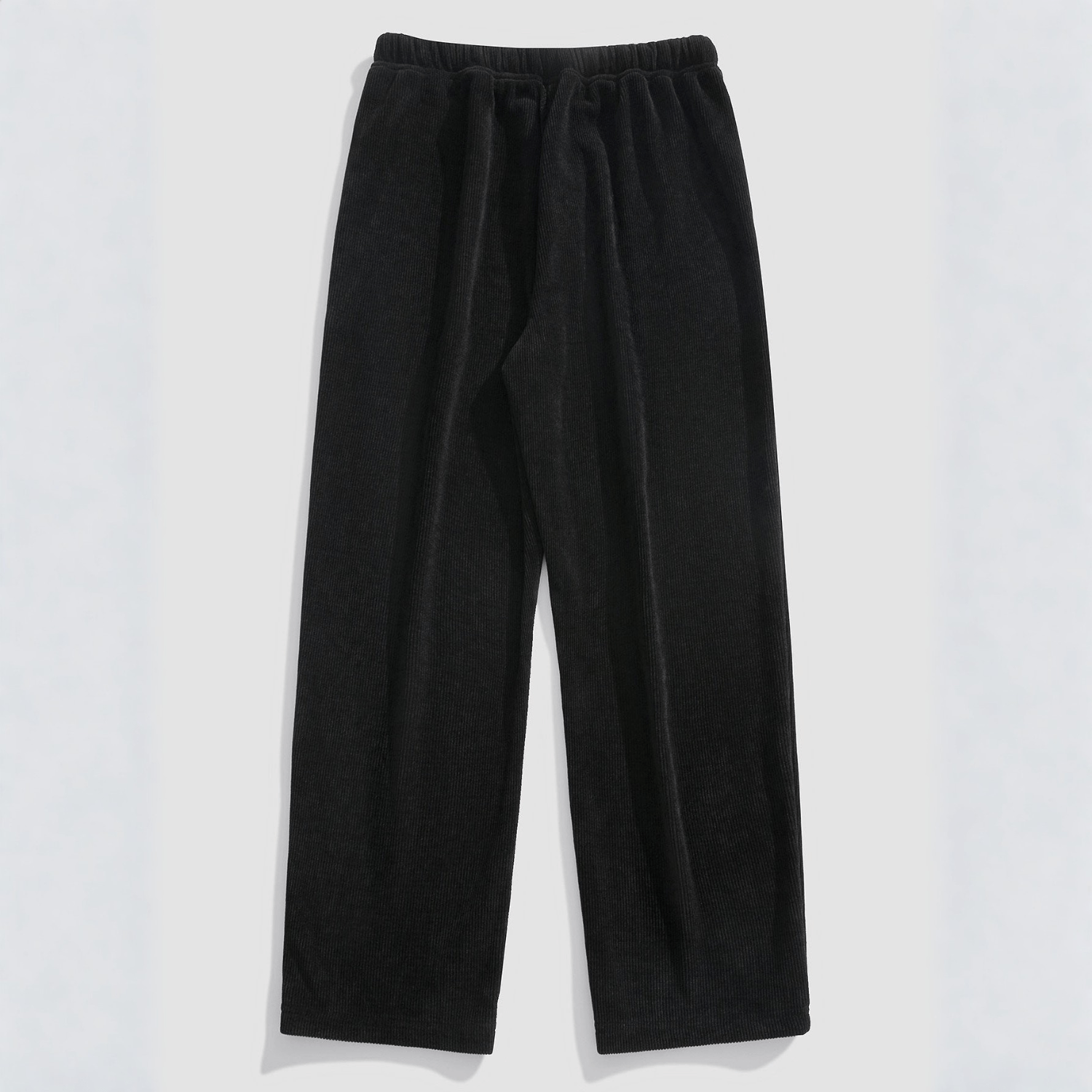 Noah – Men's Cord Trousers Straight Fit - Corduroy pants - Black - Jones & Smith