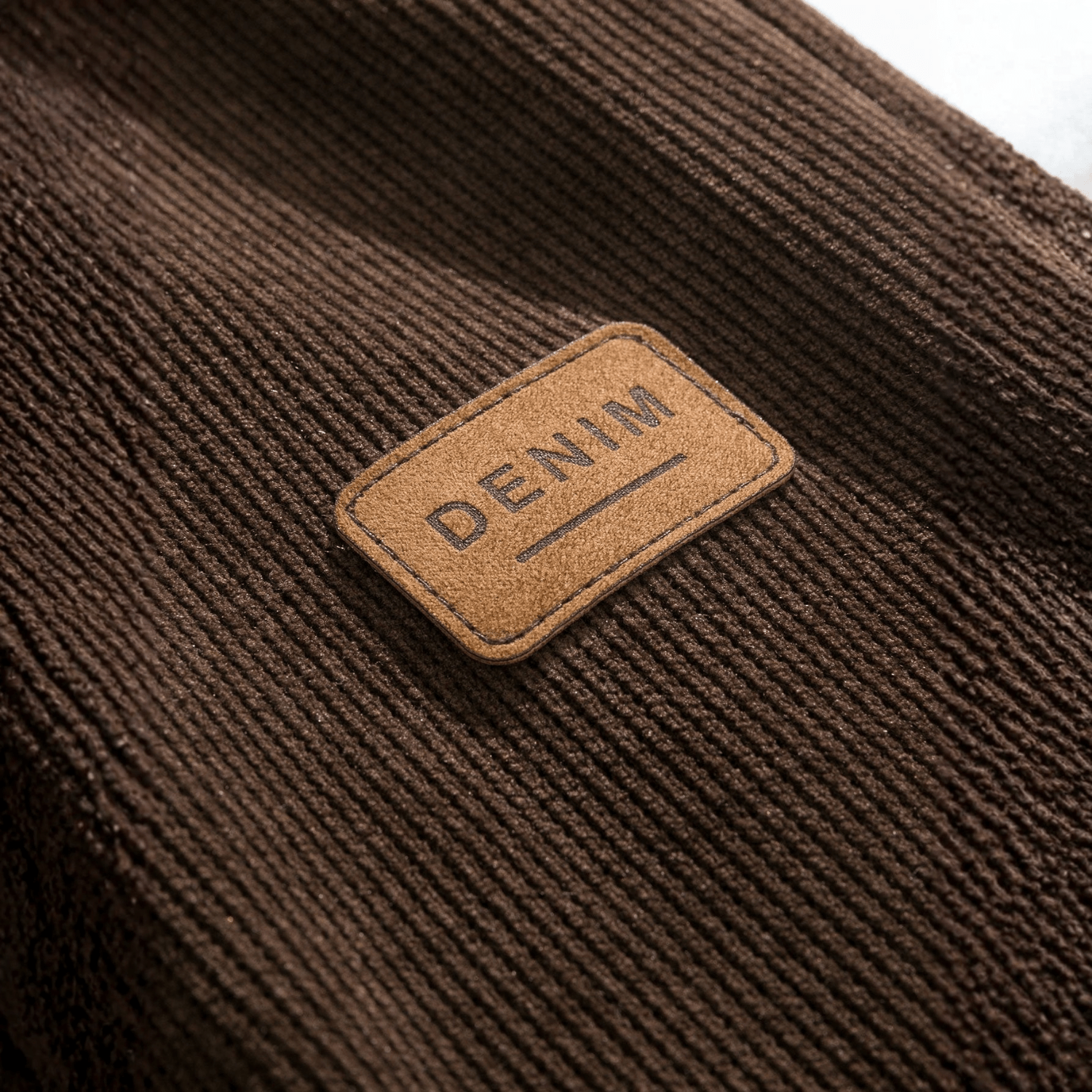 Noah – Men's Cord Trousers Straight Fit - Corduroy pants - Dark Brown - Jones & Smith