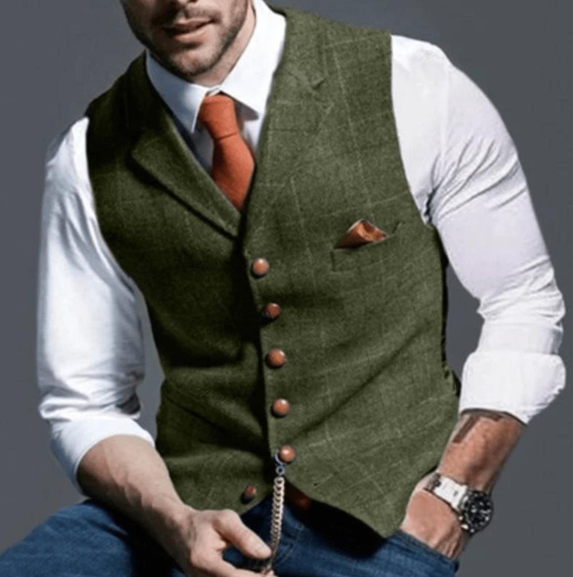 Patrick - Classic Vintage Waistcoat - Vest - Jones & Smith