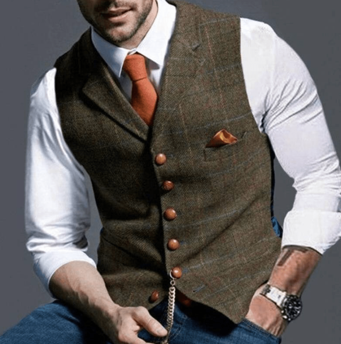 Patrick - Classic Vintage Waistcoat - Vest - Jones & Smith