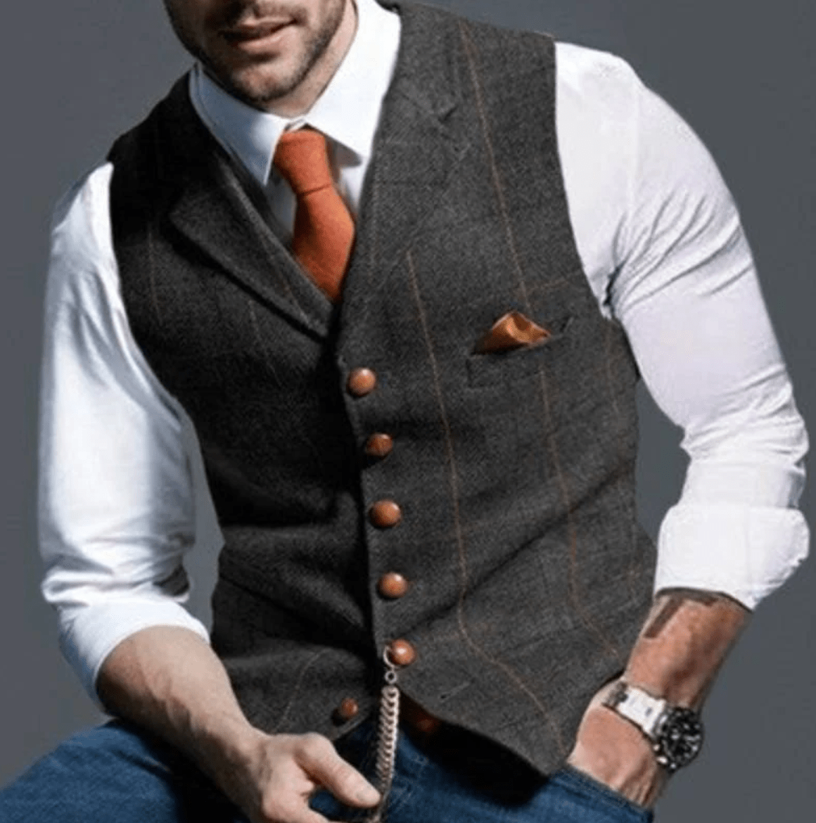 Patrick - Classic Vintage Waistcoat - Vest - Jones & Smith