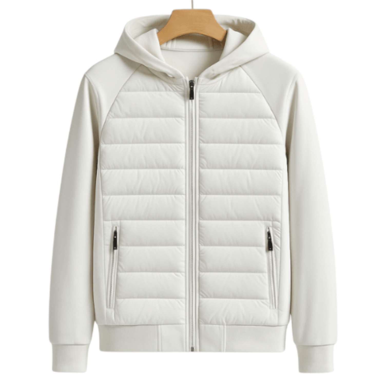 Philipp – Hooded Jacket with Zipped Side Pocket - Jackets - Jones & Smith