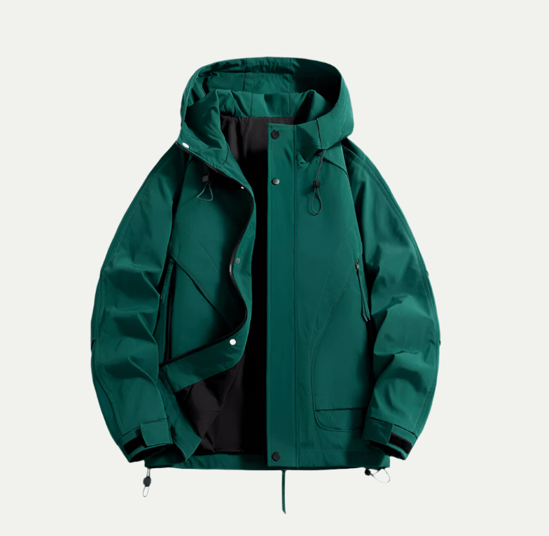 Philipp - Waterproof Windbreaker with Hood - Jackets - Jones & Smith