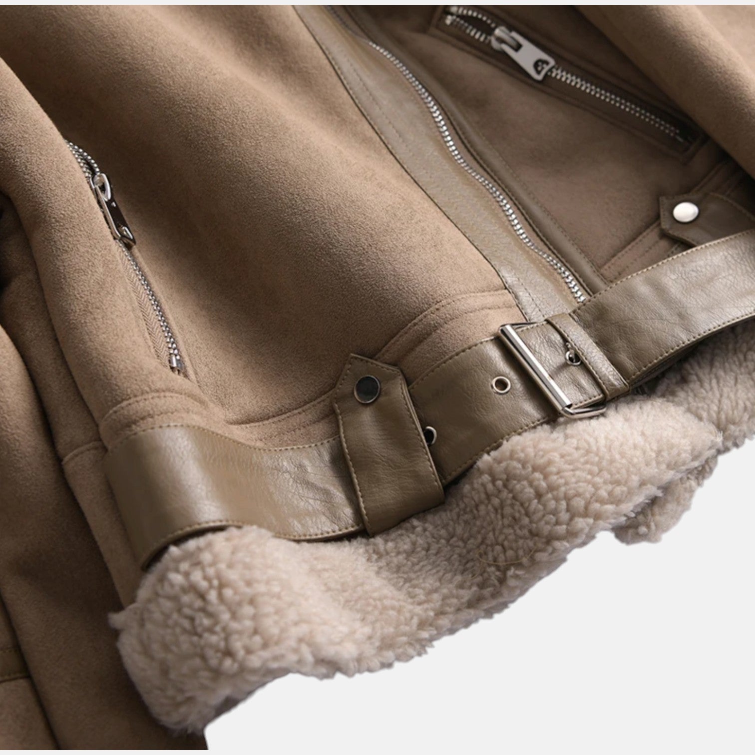 Romy – Women's Cotton Bomber Jacket - Bomber Jacket - Brown - Jones & Smith