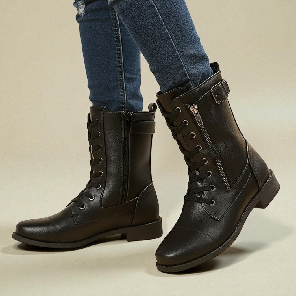 Sarena – Women's Ankle Boots with Zip Orthopaedic Winter Boots - Boots - Black - Jones & Smith