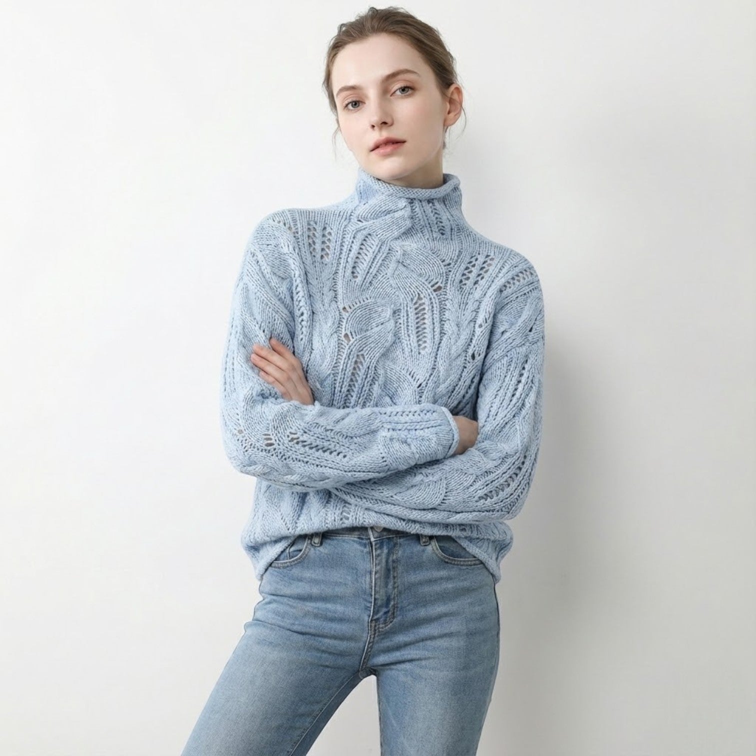 Mira – Women's Cotton Knitted Jumper