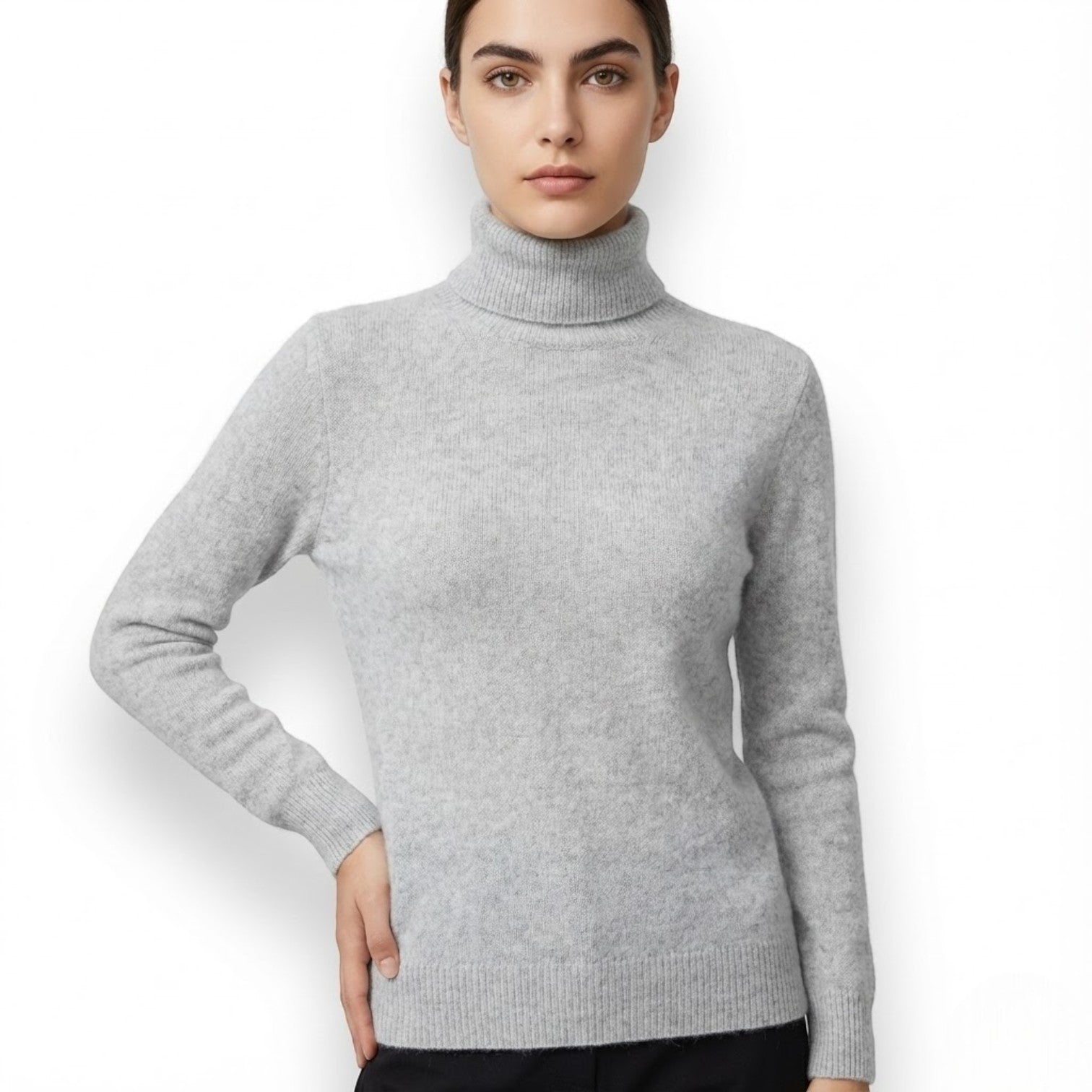 Mira – Women's Wool Roll Neck Jumper