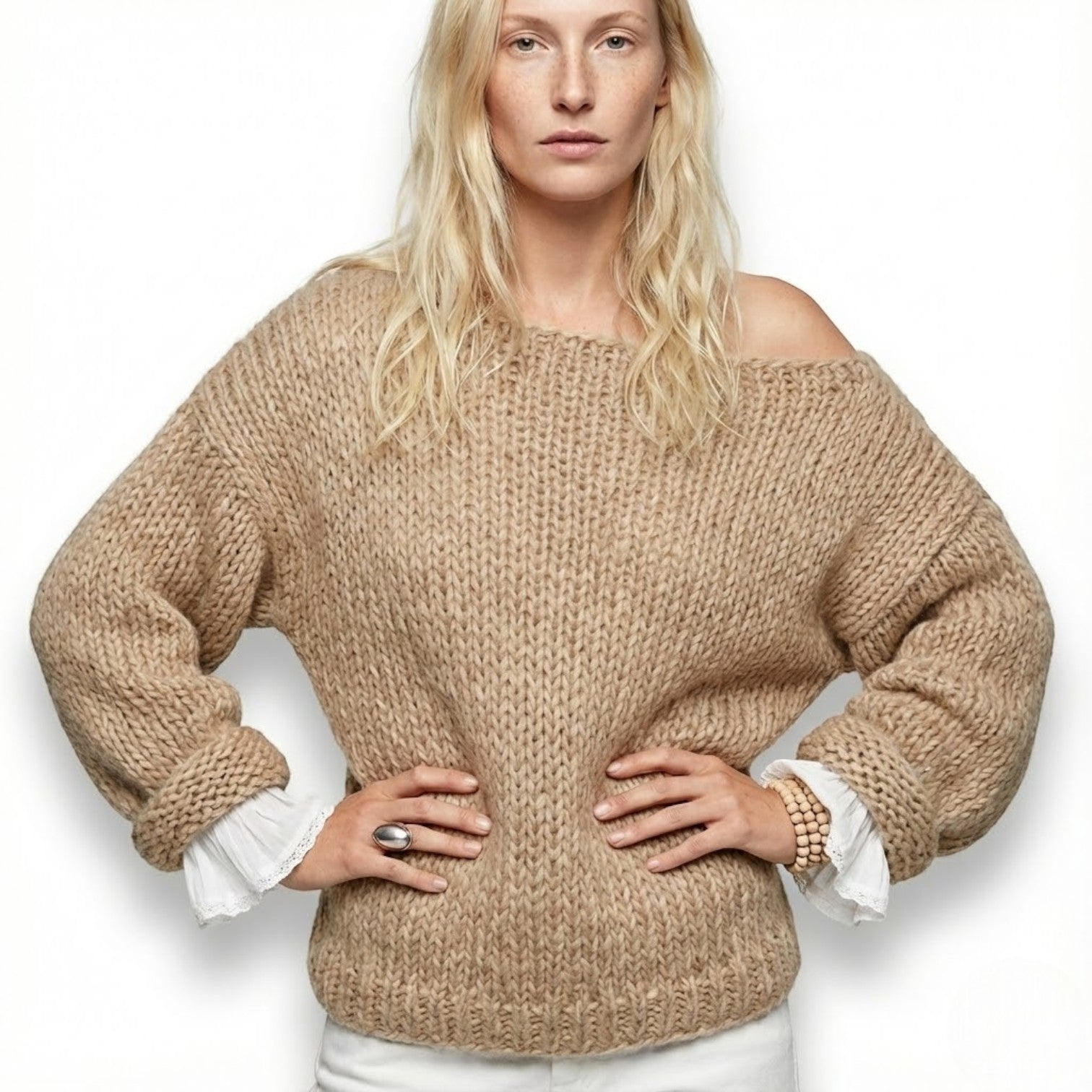 Inès – Women's Wool Chunky Knit Jumper