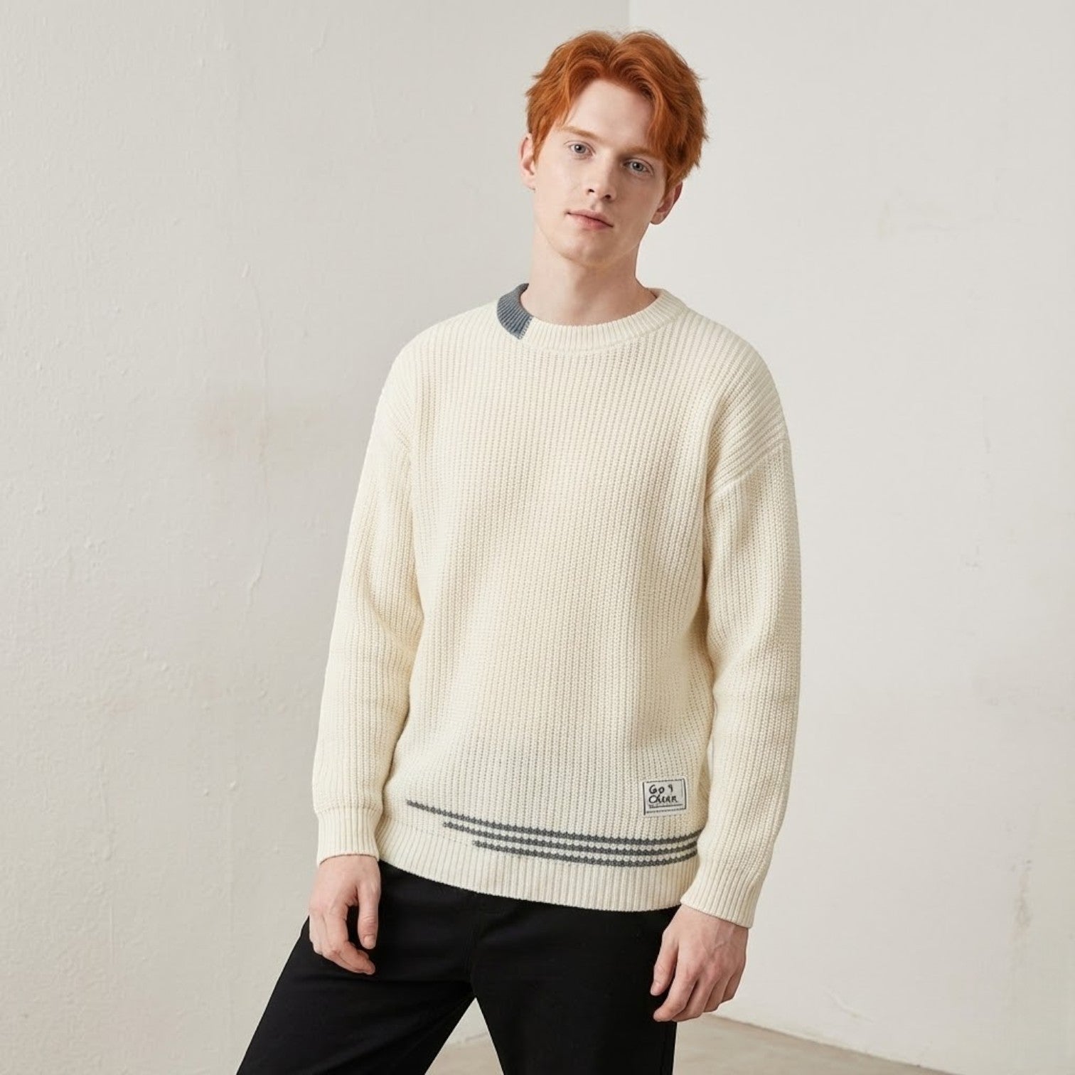 Timon – Men's Cotton Knit Jumper