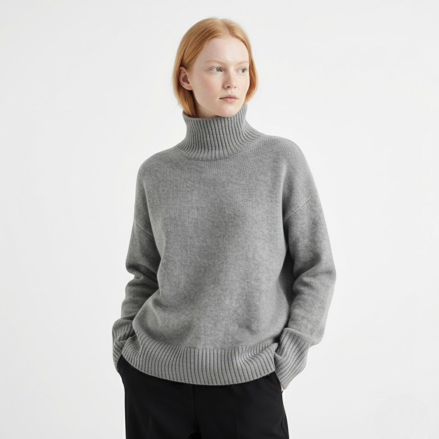 Sophie – Women's Wool Roll Neck Jumper