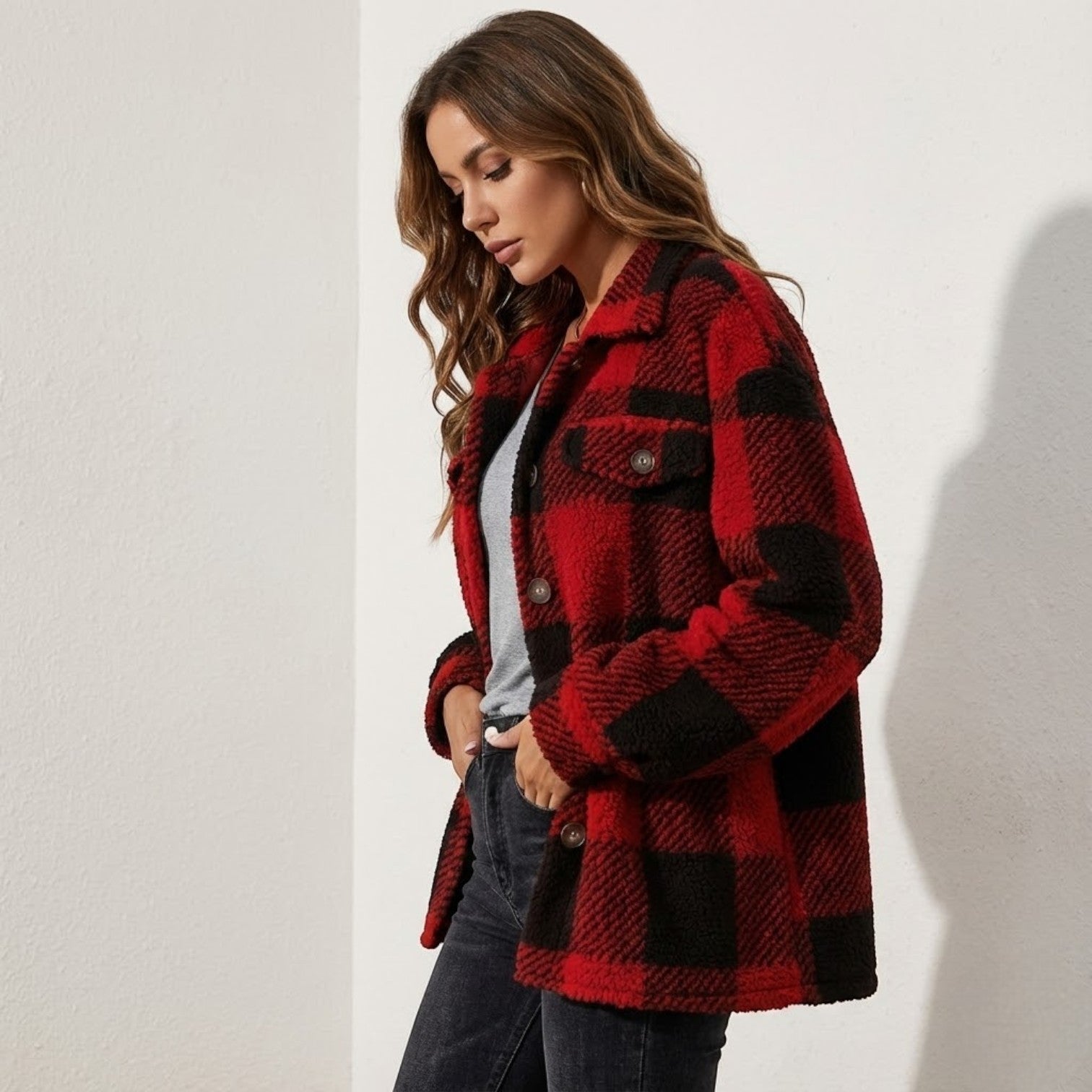 Isalie – Women's Check Jacket